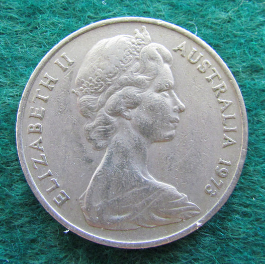 Australian 1973 20 Cent Queen Elizabeth Coin - Circulated