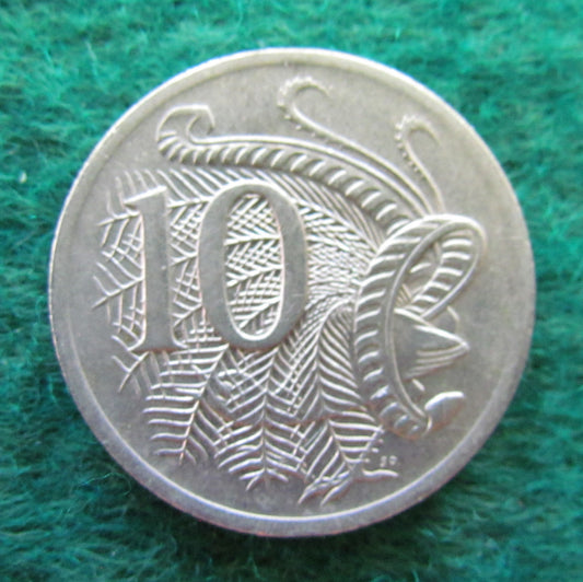 Australian 1974 10 Cent Queen Elizabeth II Coin - Circulated