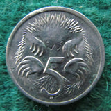 Australian 1974 5 Cent Queen Elizabeth II Coin - Circulated