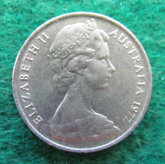Australian 1977 10 Cent Queen Elizabeth II Coin - Circulated