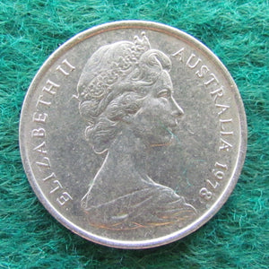 Australian 1978 5 Cent Queen Elizabeth II Coin - Circulated