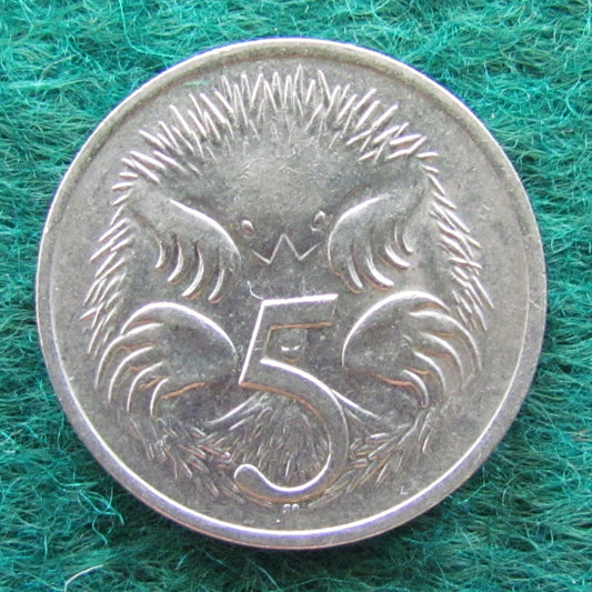 Australian 1978 5 Cent Queen Elizabeth II Coin - Circulated