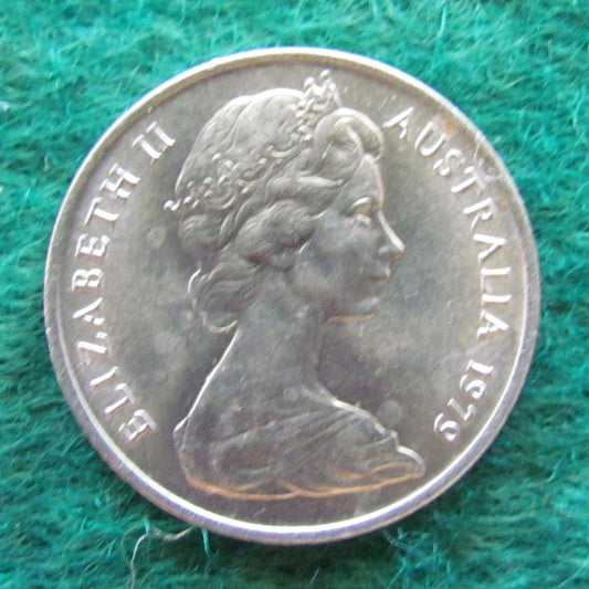Australian 1979 5 Cent Queen Elizabeth II Coin - Circulated
