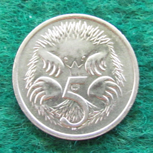 Australian 1984 5 Cent Queen Elizabeth II Coin - Circulated