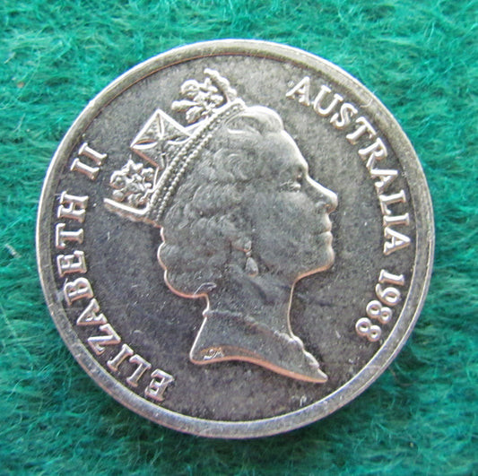 Australian 1988 10 Cent Queen Elizabeth II Coin - Circulated