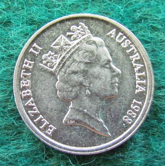 Australian 1988 5 Cent Queen Elizabeth II Coin - Circulated