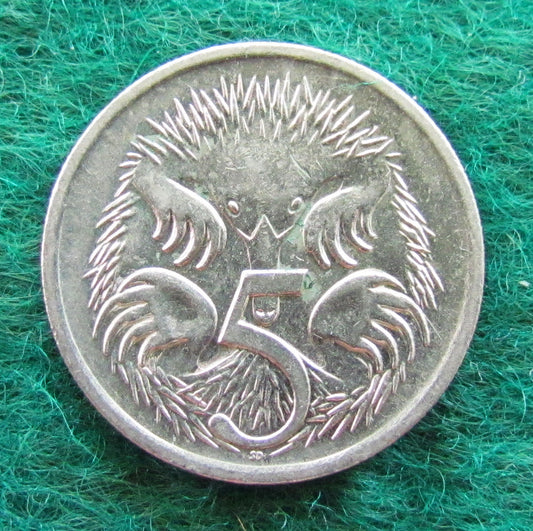 Australian 1989 5 Cent Queen Elizabeth II Coin - Circulated