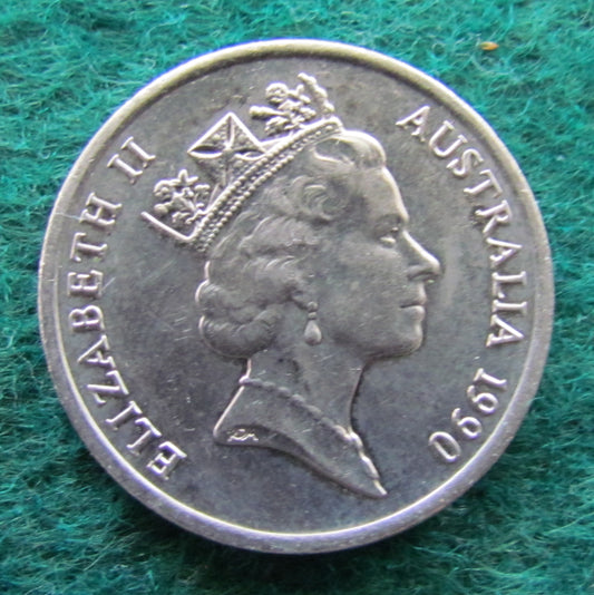 Australian 1990 10 Cent Queen Elizabeth II Coin - Circulated
