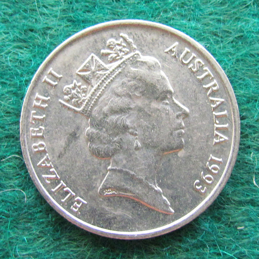 Australian 1993 5 Cent Queen Elizabeth II Coin - Circulated