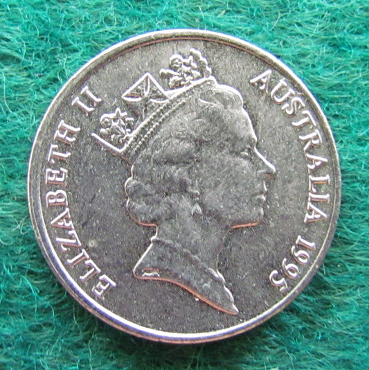 Australian 1995 5 Cent Queen Elizabeth II Coin - Circulated
