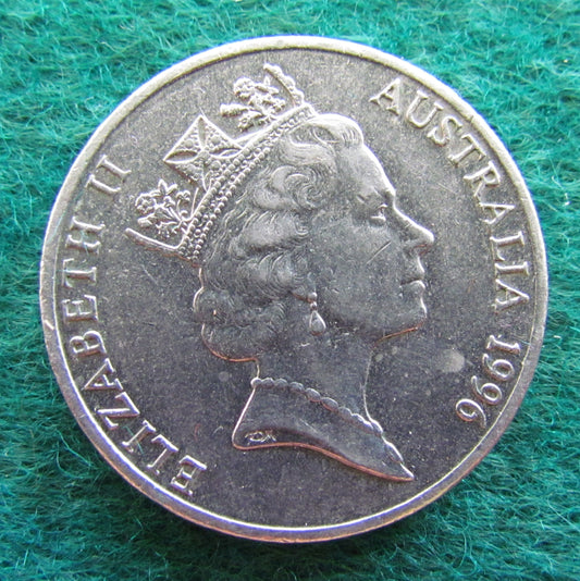 Australian 1996 20 Cent Queen Elizabeth Coin - Circulated