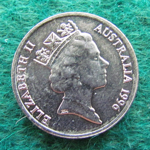 Australian 1996 5 Cent Queen Elizabeth II Coin - Circulated