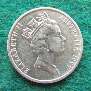 Australian 1997 5 Cent Queen Elizabeth II Coin - Circulated