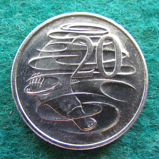 Australian 1998 20 Cent Queen Elizabeth Coin - Circulated