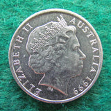 Australian 1999 10 Cent Queen Elizabeth II Coin - Circulated