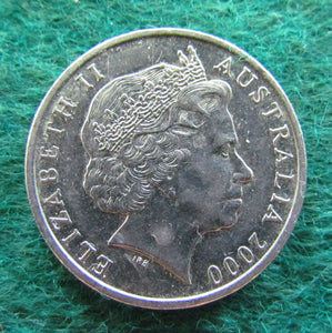 Australian 2000 10 Cent Queen Elizabeth II Coin - Circulated