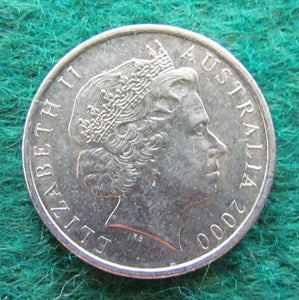 Australian 2000 5 Cent Queen Elizabeth II Coin - Circulated