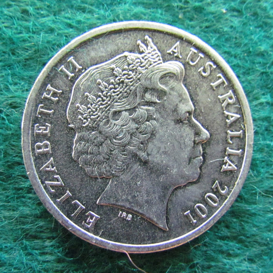 Australian 2001 10 Cent Queen Elizabeth II Coin - Circulated