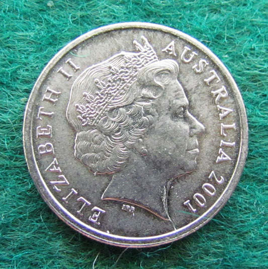 Australian 2001 5 Cent Queen Elizabeth II Coin - Circulated