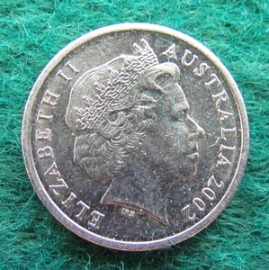 Australian 2002 5 Cent Queen Elizabeth II Coin - Circulated