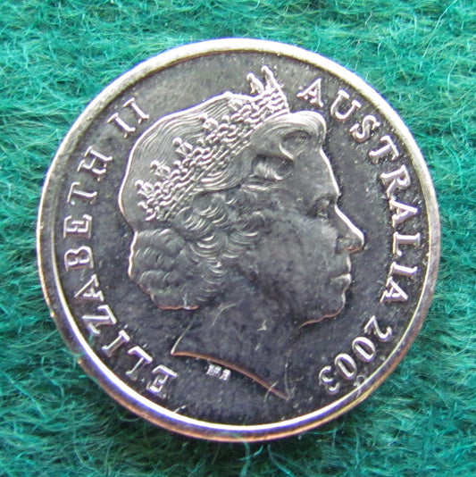 Australian 2003 5 Cent Queen Elizabeth II Coin - Circulated