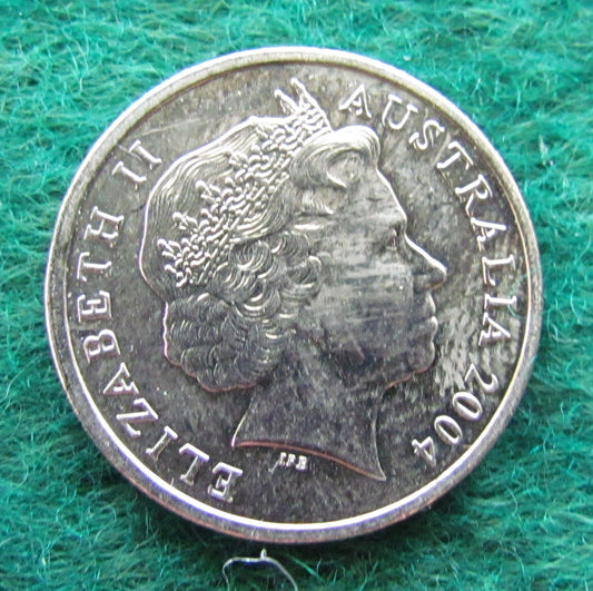 Australian 2004 5 Cent Queen Elizabeth II Coin - Circulated