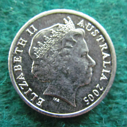 Australian 2005 10 Cent Queen Elizabeth II Coin - Circulated