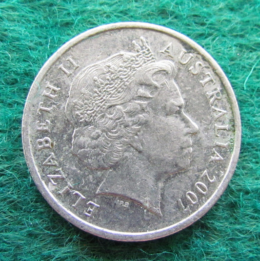 Australian 2007 5 Cent Queen Elizabeth II Coin - Circulated