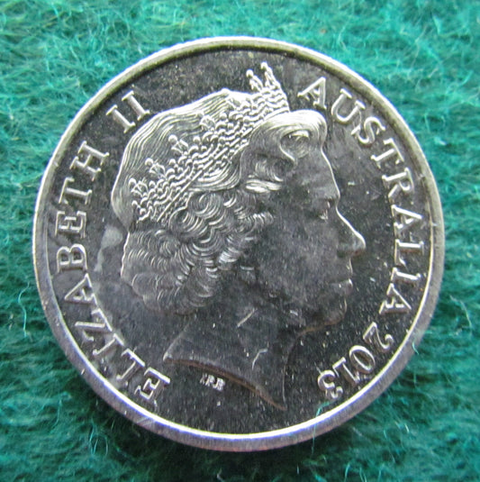 Australian 2013 10 Cent Queen Elizabeth II Coin - Circulated