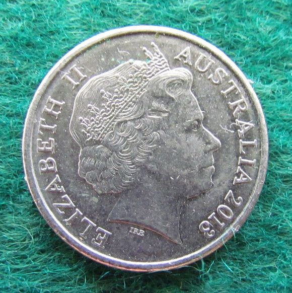 Australian 2013 5 Cent Queen Elizabeth II Coin - Circulated
