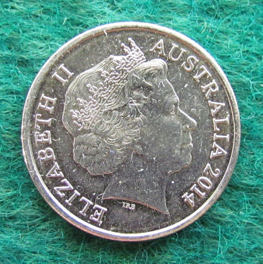 Australian 2014 5 Cent Queen Elizabeth II Coin - Circulated