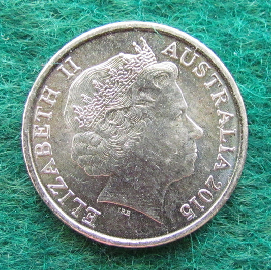 Australian 2015 5 Cent Queen Elizabeth II Coin - Circulated