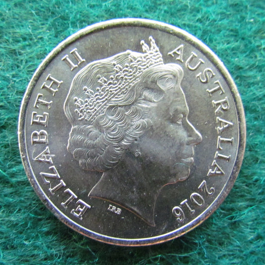 Australian 2016 10 Cent Queen Elizabeth II Coin - Circulated