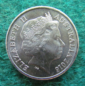 Australian 2016 10 Cent Queen Elizabeth II Coin - Circulated