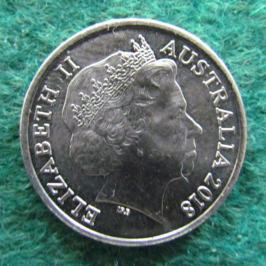 Australian 2018 10 Cent Queen Elizabeth II Coin - Circulated