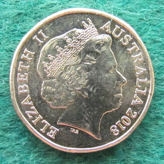 Australian 2018 1 Dollar MOR Queen Elizabeth Coin - Circulated