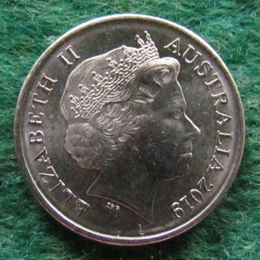 Australian 2019 5 Cent Queen Elizabeth II Coin - Circulated
