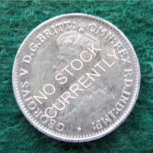 Australian 1915 3d Three Pence King George V Coin