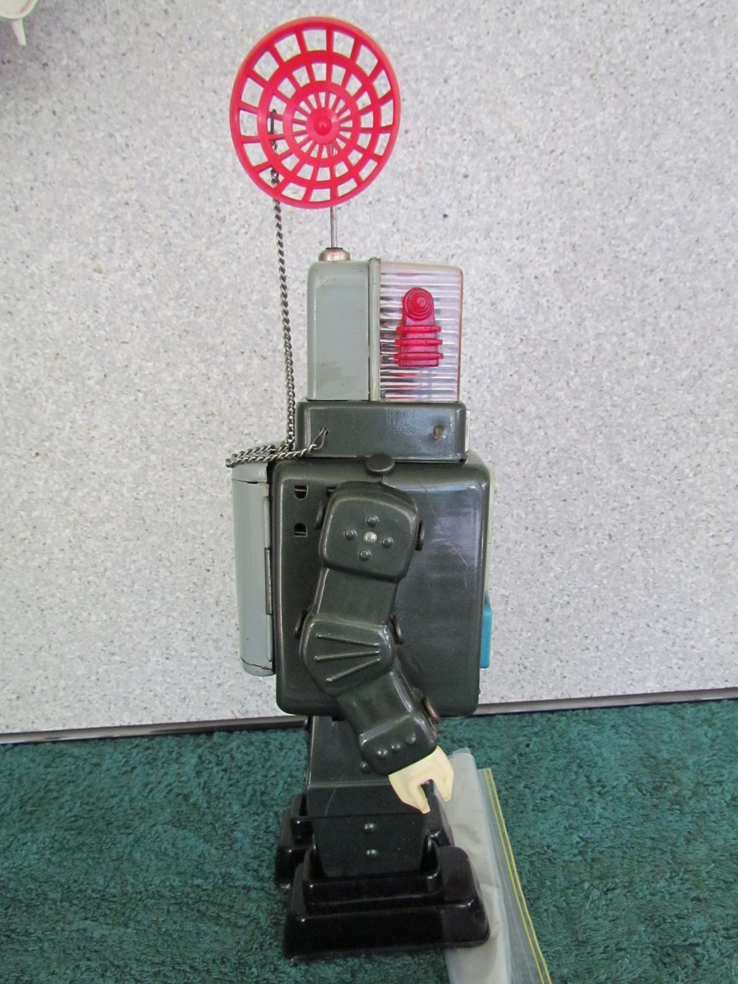 Vintage Alps Super TV Spaceman Tin Plate Japanese Robot 1960's