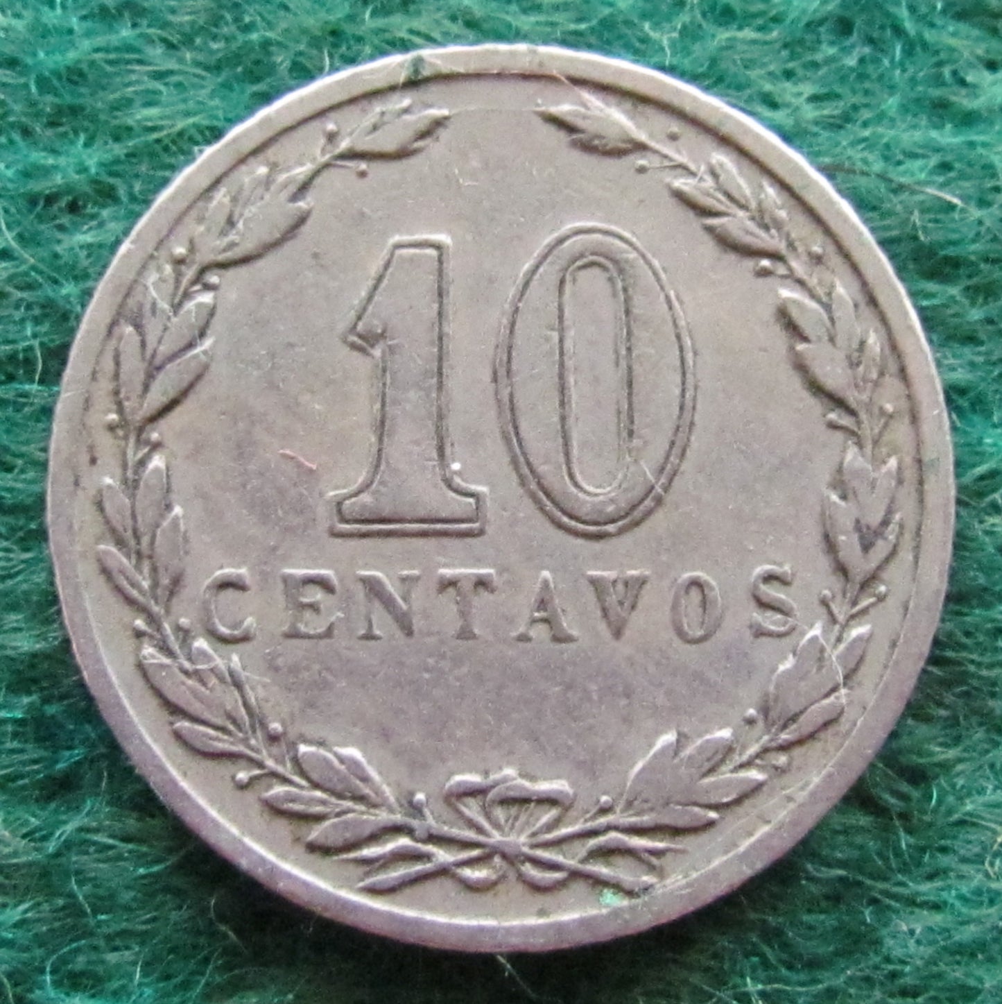 Argentina 1918 10 Centavos Coin - Circulated