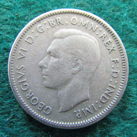Australian 1946 1/- 1 Shilling King George VI Coin - Circulated