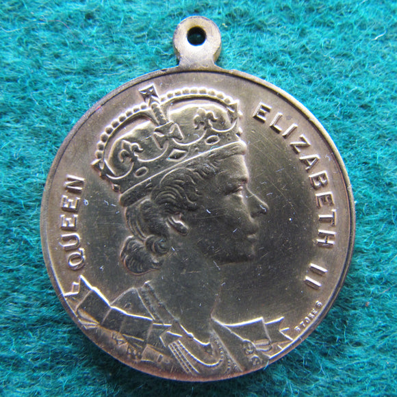 Australian Royal Visit Medallion Queen Elizabeth II 1954