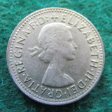 Australian 1960 Shilling Queen Elizabeth II Coin - Circulated