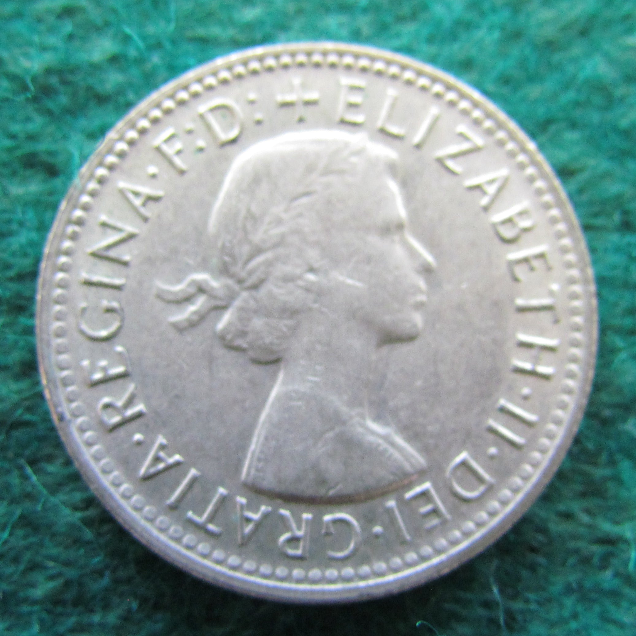 Australian 1961 1 1 Shilling Queen Elizabeth II Coin