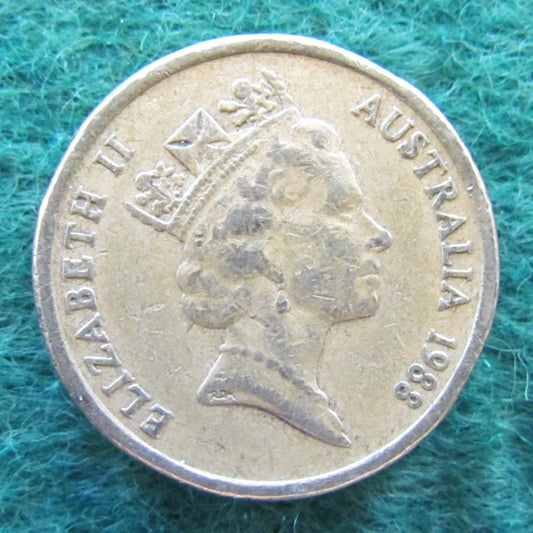 Australian 1988 2 Dollar Aboriginal Elder Queen Elizabeth Coin - Circulated