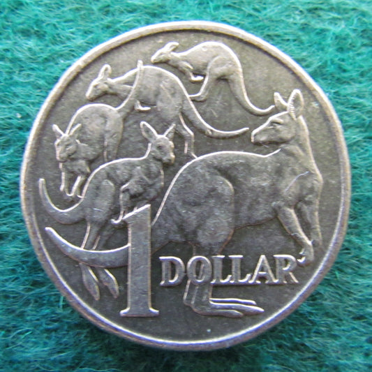 Australian 1995 1 Dollar MOR Queen Elizabeth Coin - Circulated