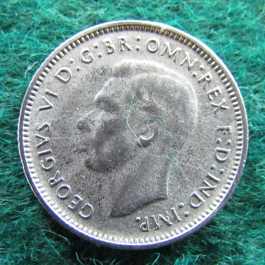 Australian 1946 6d Sixpence King George VI Coin