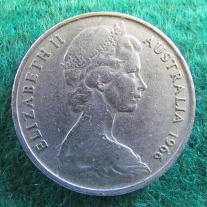 Australian 1966 20 Cent Queen Elizabeth Coin - Circulated