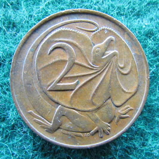 Australian 1967 2 Cent Queen Elizabeth II Coin