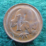 Australian 1969 1 Cent Queen Elizabeth Coin One Cent